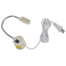 Adjustable LED Lamp For Sewing Machine, Magnetic Base Flexible Neck Eye Comfort Work Light Portable Design Energy Saving Longevity For Crafts