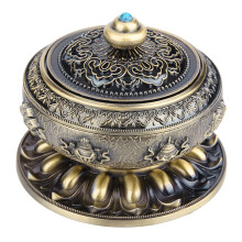 Air Purification Incense Burner Holder Bronze Alloy Charcoal Stove Anti Corrosion Rust Proof Exquisite Workmanship Classical Appearance Home