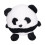Χαριτωμένο βελούδινο βάρη Panda με πολυλειτουργική χρήση, μαλακά βελούδινα υλικά 4