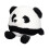 Χαριτωμένο βελούδινο βάρη Panda με πολυλειτουργική χρήση, μαλακά βελούδινα υλικά 6