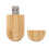 Οικολογικό ξύλινο USB Flash Drive USB3.0Interface γρήγορη μεταφορά αρχείων μαγνητικό καπάκι 2