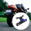 Support de plaque d'immatriculation moto de rechange, robuste et facile à installer, bleu. 8