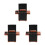 3St Mini Bbq Set Plastic Multi Decoratieve Tuinaccessoires 4