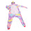 Κουκούλα με μάτια Onesie πιτζάμες ζώων Cosplay κοστούμι φανέλας μπροστινό φερμουάρ 3