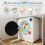 2. 3kg High-Performance Tumble Dryer PTC Heating Stainless Steel Drum Stackable Wall-Mountable 7