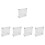 5Pièces Support Cd Tabletop Transparent Artisanat Soigné 7