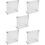 5Pièces Support Cd Tabletop Transparent Artisanat Soigné 10