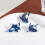 Marine emaille reversspeld – dolfijn- en haaiendesign, legering. 5