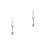 2Pcs Stainless Steel Fruit Scooper Kitchen Gadget White Handle 7