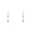 2Pcs Stainless Steel Fruit Scooper Kitchen Gadget White Handle 9