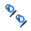 2Sets Durable Pipeline Plugging Detector Blue Plastic for Home Use 9