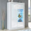 Display Cabinet Arcadia 140cm - White with Gloss Doors and LED Lights 1