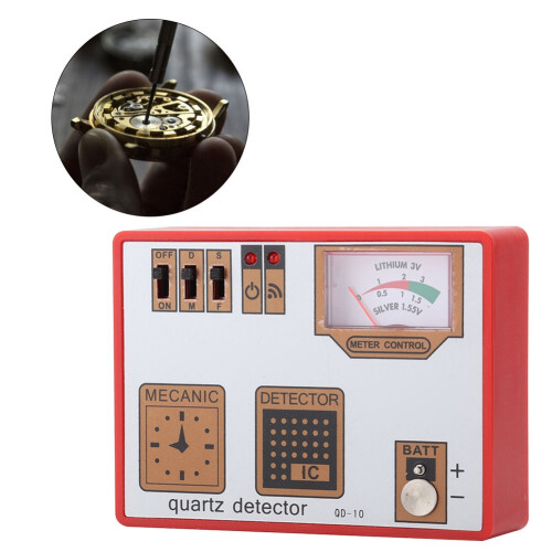Button Cell Tester Quartz Movement Demagnetizer Watch Repair Tool