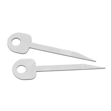 2PCS Stainless Steel Mini Shim Combo Lock Bypass Tool 0.7mm 50mm
