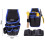 3Pcs Electrician Tool Waist Bag Blue Durable Tool Belt for Drill Bits 2