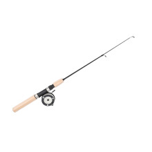 Combo canna da pesca sul ghiaccio con mulinello da 75 cm, kit leggero per sport invernali