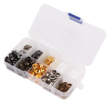 Sturdy Metal Grommet Tool Kit for Shoes, Bags, Clothing, 10 Sets