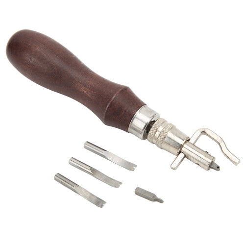 Beginner Friendly Leather Working Tools Set Featuring Waxed Thread Stitching Groover Stitching Awl Punch Set For Leather Crafting And Diy Projects 2