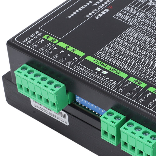 Adjustable Output Current CNC Stepper Motor Controller, 2-Phase Digital Driver with Over-Voltage Protection128Subdivision Low Vibration for 2