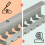 Desk Cable Trays Set, Steel Cable Management for PC/TV 2