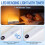 Lampe de lecture LED rechargeable à intensité variable 3 couleurs 8