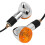 Clignotant conforme avec lentille orange 6