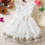 Vestido floral princesa para meninas, sem mangas, com tutu e babados. 7