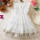 Vestido floral princesa para meninas, sem mangas, com tutu e babados. 8