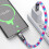 USB-C til USB-C 240W hurtigladekabel 2-i-1 nylon 3