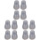 12 Pcs Earplugs Pvc Stethoscope Ear Beans 1