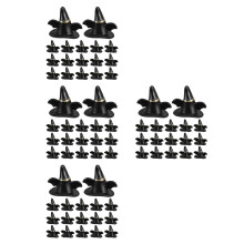 96Pcs Plastic Mini Hats for DIY Doll Hair and Craft Decor