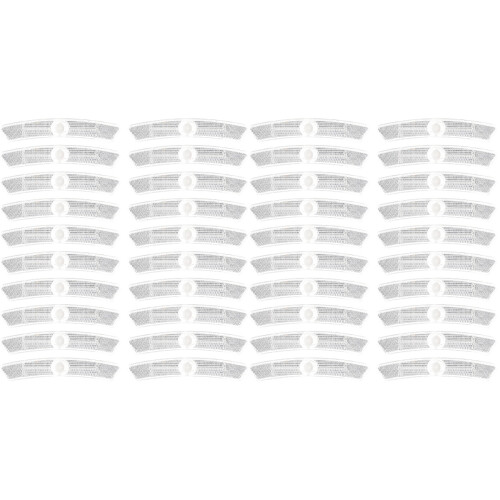 40Pcs Small Plastic Bicycle Reflectors Professional Warning Reflectors