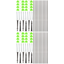 2Sets Garden Hoops Plastic Support Kit for Greenhouse Plant Protection