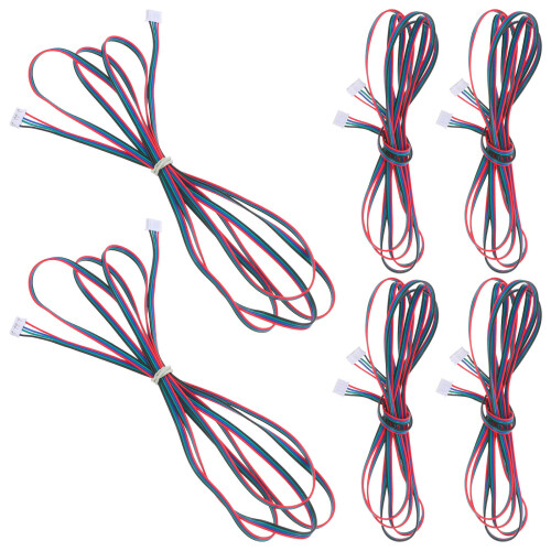 18Pcs 3D Printer Motor Connector Cable Durable Plastic Use 1