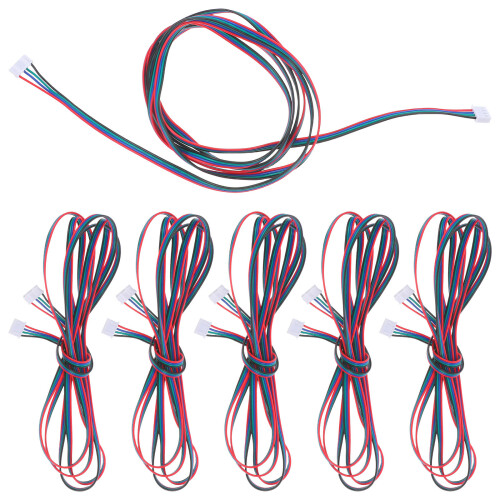 18Pcs 3D Printer Motor Connector Cable Durable Plastic Use 2