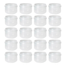60Pcs Portable Clear Pudding Cups with Lids Transparent Dessert Supply