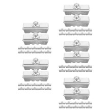 60Pcs Universal Bicycle Brake Pads Silver Enhanced Grip for Kids Bikes