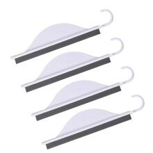 4Pcs Mini Squeegee With Hanging Hook For Shower, Mirror, Sink, Window