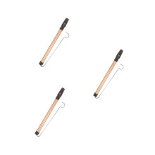 3Pcs Metal Slide Whistle Golden Lightweight Musical Plaything for Home