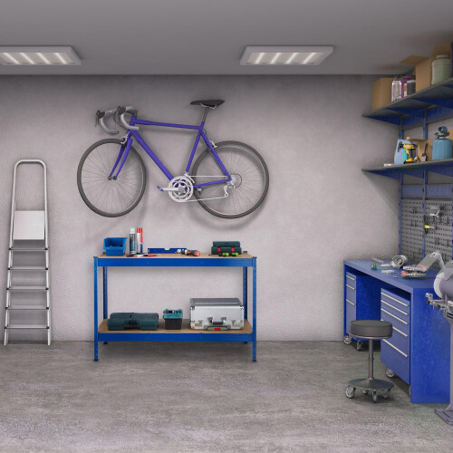 Munkapad 2 állítható szinttel, acél