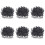 1500Pcs Industrial Black Plastic Luer Lock Dispensing Needle Caps 1