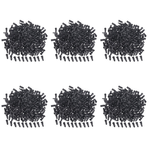 1500Pcs Industrial Black Plastic Luer Lock Dispensing Needle Caps