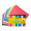 48-Sheet Giant Construction Paper with Stencil 12-Color 4