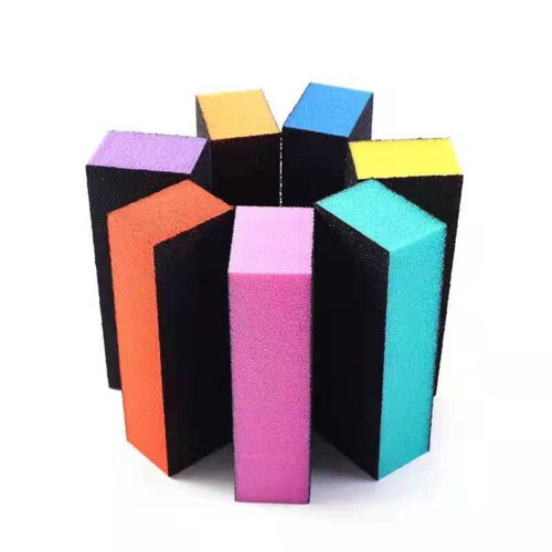 FACEGA Nail Buffer Coarse Sand Nail Buffer Block Multi-Sided Nail Supplies Pink 1