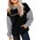 Moletom feminino oversized com bolso e mangas compridas. 3