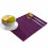 Jogo americano vintage de linho roxo (1 peça) 8