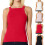 Women's Black Solid Square Neck Sleeveless Slim Top 5