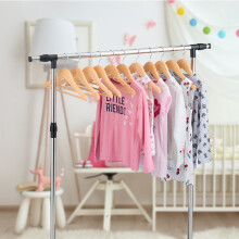 Kinderkleiderbügel aus Holz, 20er-Set, rutschfest