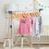 Kinderkleiderbügel aus Holz, 20er-Set, rutschfest 1