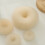 Chignon rond style donut 4 pièces beige 3